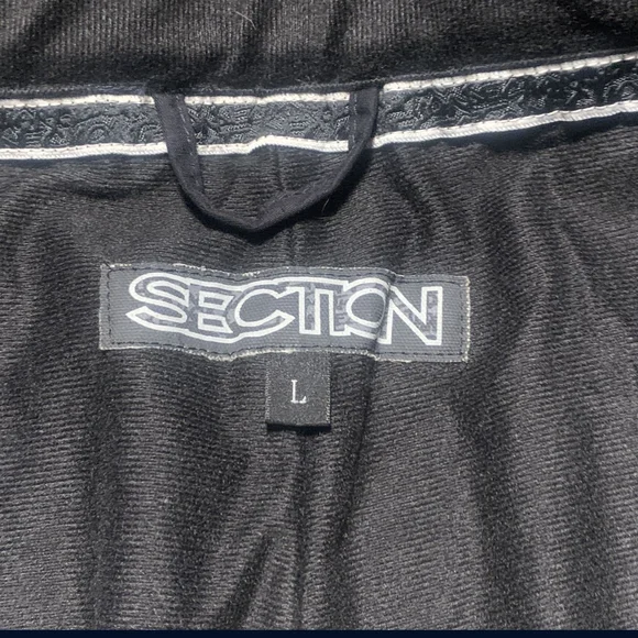 SECTION Black Snowboard Ski Pants|Size L |Waterproof Cargo|Streetwear Snow Gear - Picture 7 of 9